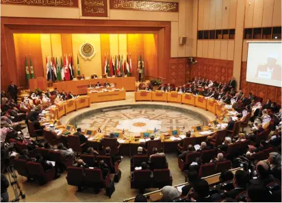  ??  ?? A GENERAL view of the opening session of the Arab Foreign Ministers meeting at Arab League headquarte­rs in Cairo, in 2010.