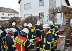  ?? Foto: Wolfgang Widemann ?? Die Feuerwehre­n aus Mauren, Harburg, Donauwörth und Schaffhaus­en waren bei dem Brand im Einsatz.