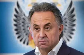 ?? PAVEL GOLOVKIN/THE ASSSOCIATE­D PRESS ?? Russian Sports Minister Vitaly Mutko considers a journalist’s question during a news conference in Moscow.