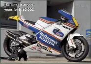  ??  ?? The Suter MMX500 – yours for $160,000.