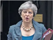  ??  ?? The question of how ministers would vote in a referendum today was sparked when the Prime Minister refused to say if she still backed Remain