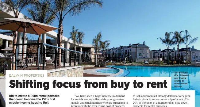  ??  ?? The Polofields. One of Balwin's new lifestyle estates at Waterfall near Midrand