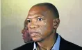  ??  ?? North West premier Supra Mahumapelo