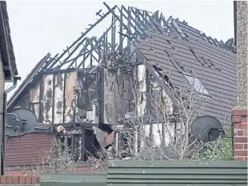  ?? ?? TERRIFYING: Three people have been taken to hospital in the aftermath of the blaze.