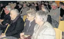  ??  ?? Les habitants de la Boussac ont participé jeudi soir à la cérémonie des voeux