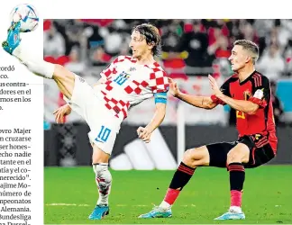  ?? ?? Luka Modric, el hombre de las ideas en la subcampeon­a del mundo. / Fotos/afp