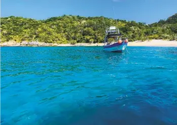  ?? MARLISE KAST-MYERS ?? Crystal-clear water is ideal for snorkeling the 29,000-acre Huatulco National Park, which is designated as a UNESCO Biosphere Reserve.