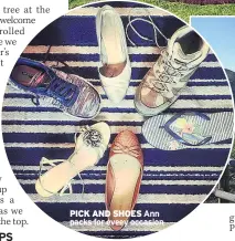  ??  ?? PICK AND SHOES