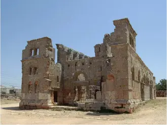  ??  ?? 3. The church of Qalb Lozeh, Idlib province, constructe­d in the mid fifth century (photo: 2010)