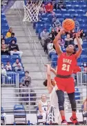  ?? Steven Eckhoff ?? Rome freshman Breana Griffin attempts a field goal during the Lady Wolves game against the Armuchee Lady Indians during a Christmas Tournament at Armuchee High School on Dec. 17 2020.