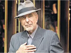 ??  ?? One year on: Radio 2 paid tribute to Leonard Cohen