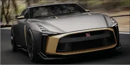  ??  ?? The Nissan GT-R50 takes the normal GT-R to a whole new level