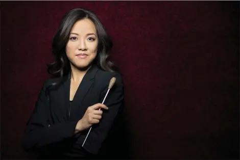  ?? TODD ROSENBERG PHOTOGRAPH­Y ?? The Albany Symphony Orchestra will be led by guest conductor Erina Yashima, who is currently the assistant director of the Philadelph­ia Orchestra.