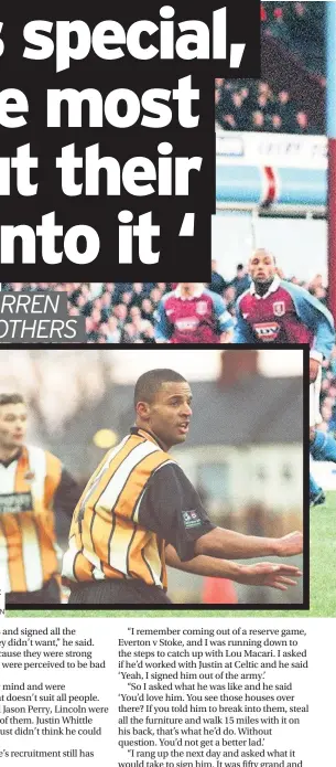  ??  ?? Justin Whittle played a key role in Hull City’s Great Escape