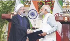  ?? VIPIN KUMAR/HT FILE ?? Tehran had agreed to lease out a part of Chabahar Port to Delhi after Iranian President Rouhani’s recent India visit.