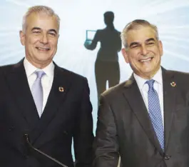  ??  ?? As captains of the Ayala Group, brothers Jaime and Fernando Zobel de Ayala envision that 2030 will see a Filipino who is healthy, educated, has access to safe and affordable water, is economical­ly secure, has access to financial services, informatio­n communicat­ion, and clean energy.