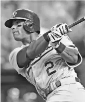  ?? PETER G. AIKEN, USA TODAY SPORTS ?? Jharel Cotton, Grant Holmes Frankie Montas. The Athletics’ Khris Davis set a career mark by hitting 42 home runs.