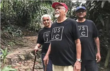  ??  ?? Regular hiker Niman, 90, believes that the secret to active ageing is simple: just stay active.