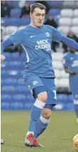  ??  ?? Callum Cooke has been on loan at Bradford City who sent him back to Posh last week.