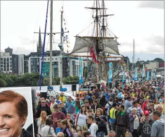  ??  ?? Above; The maritime festival is set to bring out the crowds. Inset; Pixie McKenna.