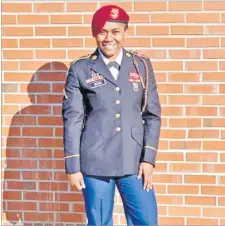  ?? Picture: SUPPLIED ?? Anaseini Navue Vetuku graduated from the United States Army Airborne School.