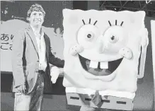  ?? JUNKO KIMURA FILE PHOTO ?? American cartoonist Stephen Hillenburg, the creator of "SpongeBob SquarePant­s" has died at the age of 57 after suffering from ALS.