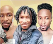  ??  ?? You wouldn’t think so now, but Siyabonga Sokhela went bald eight years ago, aged 24.