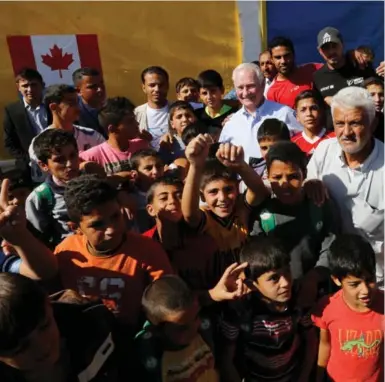  ?? MUHAMMAD HAMED/REUTERS ?? Canada’s Gov. Gen. David Johnston visited the Zaatari refugee camp near the Syrian border, in Mafraq, Jordan, on Sunday. He writes that he was struck by “the vast human potential of the refugees who have sought shelter there.”