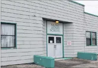  ??  ?? St. Agnes Elementary School in New Waterford closed after the 2015-16 school year with students moving to Greenfield Elementary School in River Ryan. The vacant school was destroyed by fire on May 28.