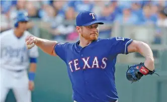  ?? GETTY IMAGES ?? Shelby Miller was 1-3 with an 8.59 ERA with the Rangers in 2019. He opted out of last season.