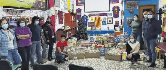  ?? PB PEDRITO ?? Los más de 2.000 kilos de alimentos recogidos en diciembre
//