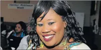  ??  ?? STRONG CHARACTER: Actress and television presenter Nomsa Buthelezi