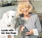  ?? ?? Lynda with her dog Hugo