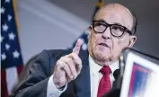  ?? SARAH SILBIGER For The Washington Post ?? The report appears to refer to Rudy Giuliani, whose meetings with a suspected Russian agent were scrutinize­d by U.S. officials. Giuliani was a lawyer for Donald Trump.