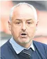  ??  ?? Ray McKinnon hopes his side revel in the role of cup underdogs.