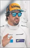  ??  ?? Fernando Alonso.