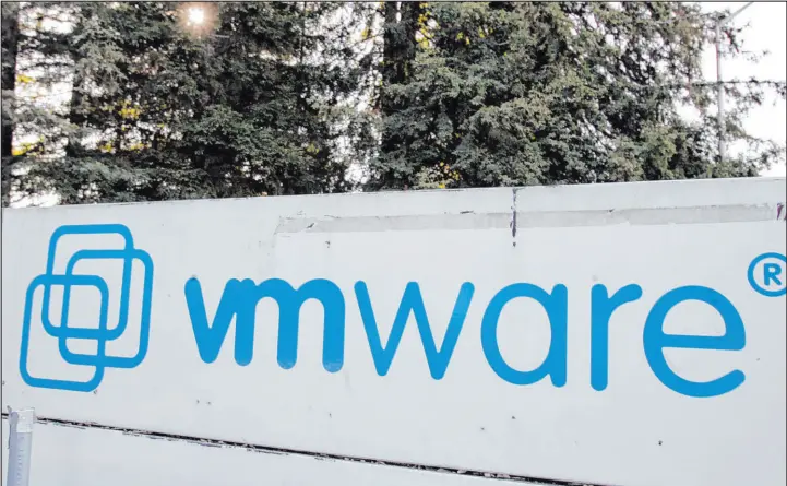  ?? Associated Press file ?? In one of the biggest deals of 2022, computer chip and software maker Broadcom on Thursday said it will spend $61 billion to acquire cloud technology company Vmware.