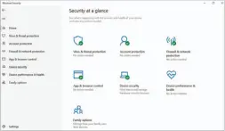  ??  ?? Windows Security offers surprising­ly good protection.