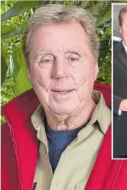  ??  ?? Harry Redknapp is looking forward to the show but will miss wife Sandra, above