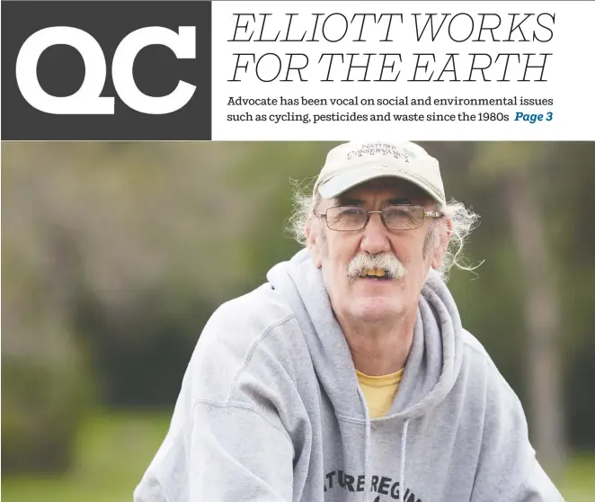  ?? TROY FLEECE ?? Jim Elliott near the Science Centre in Regina on Friday, May 22, 2020. He has been an active environmen­talist, activist and politician for decades in Regina.