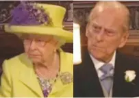  ??  ?? Queen Elizabeth and Prince Philip were not impressed