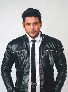  ?? Photos by PTI, ANI ?? Undated file image of television actor and Big Boss 13 winner Sidharth Shukla. Shukla passed away due to a heart attack on Thursday.
