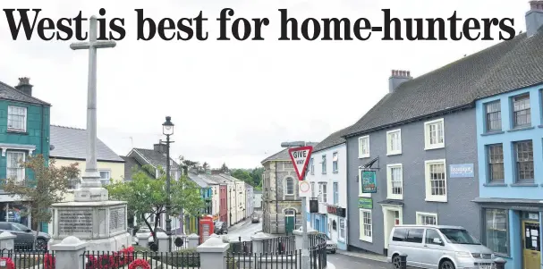  ?? Picture: Adrian White ?? There’s been a big rise in people inquiring about homes in Narberth recently.