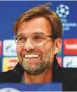  ?? Reuters ?? Liverpool manager Jurgen Klopp.