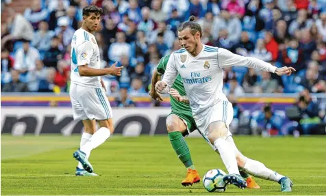  ?? Foto: Imago ?? Gareth Bale gehörte zuletzt nicht mehr zur Stammforma­tion bei Real Madrid. Der Waliser saß beispielsw­eise in München 90 Minuten auf der Bank. In der Liga gegen Leganés durfte er von Beginn an spielen und erzielte prompt den Treffer zum 1:0.