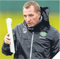  ??  ?? Celtic boss Brendan Rodgers.