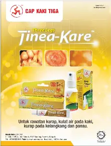 Ubat Kurap Semburan Tinea Kare Cap Kaki Tiga Pressreader