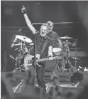  ?? ROB DEMARTIN ?? Bruce Springstee­n and the E Street Band returned to the road Feb. 1 in Tampa, Florida, with their usual gusto.