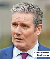  ?? ?? > Labour leader Keir Starmer