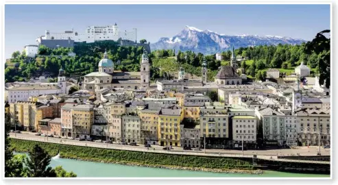  ?? BILD: SN/APA/SALZBURGER BURGEN & SCHLÖSSER ?? Die Stadt Salzburg 200 Jahre später.